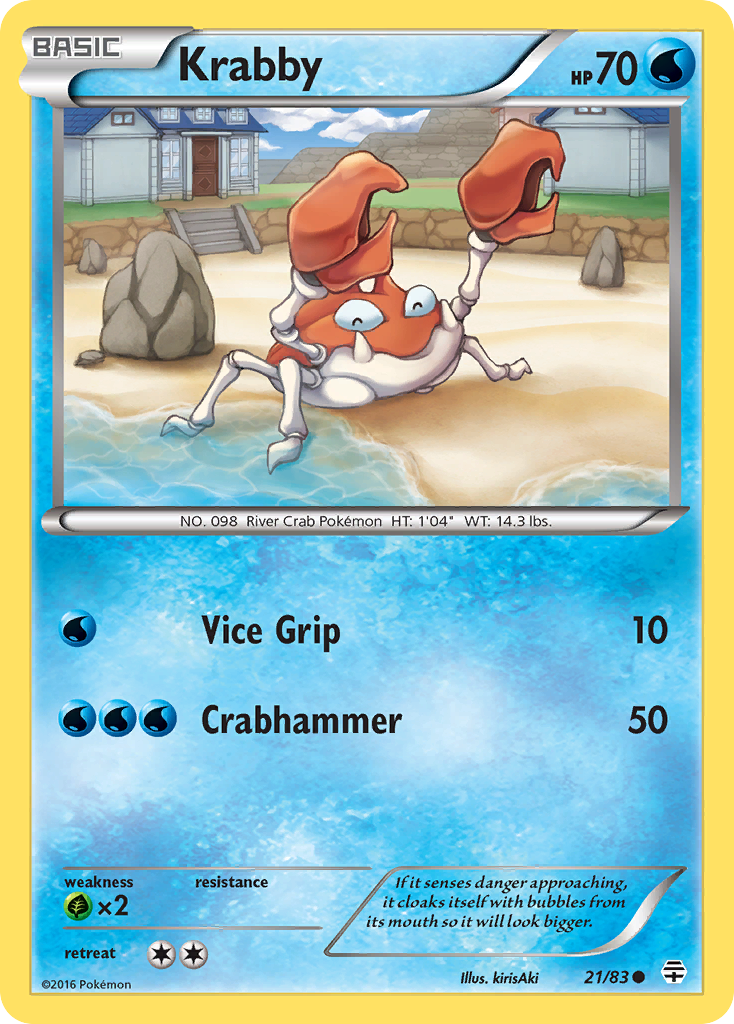 Krabby (21/83) [XY: Generations] | Rock City Comics