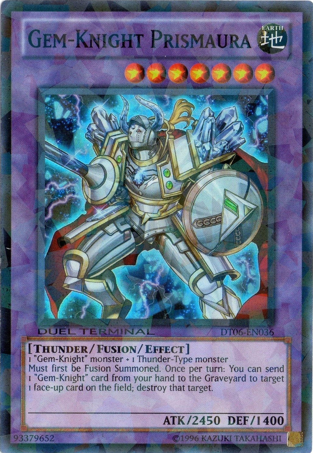 Gem-Knight Prismaura [DT06-EN036] Super Rare | Rock City Comics