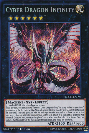 Cyber Dragon Infinity [BOSH-EN094] Secret Rare | Rock City Comics