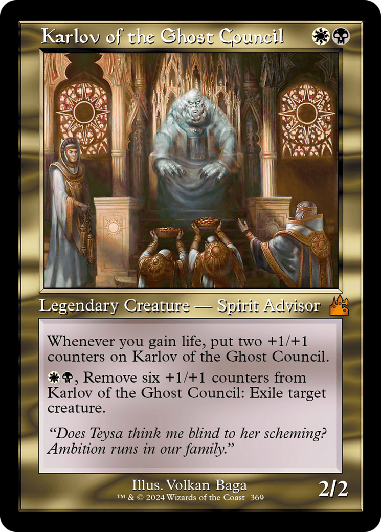 Karlov of the Ghost Council (Retro Frame) [Ravnica Remastered] | Rock City Comics