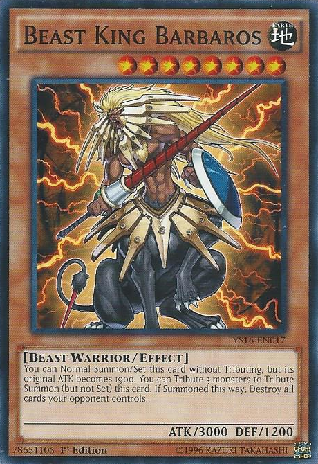 Beast King Barbaros [YS16-EN017] Common | Rock City Comics