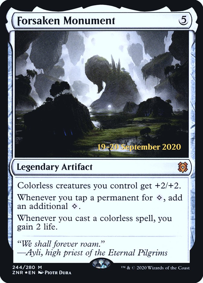 Forsaken Monument [Zendikar Rising Prerelease Promos] | Rock City Comics