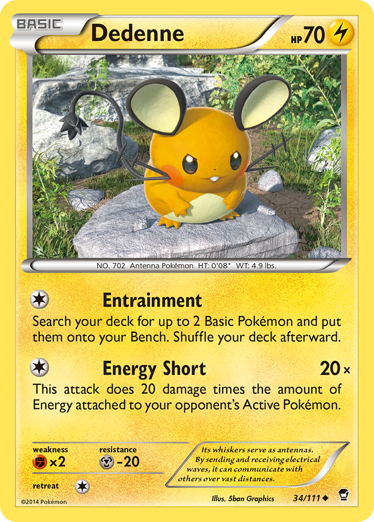 Dedenne (34/111) [XY: Furious Fists] | Rock City Comics