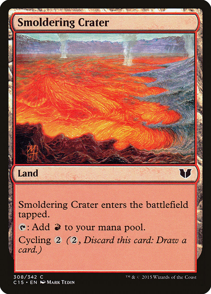 Smoldering Crater [Commander 2015] | Rock City Comics