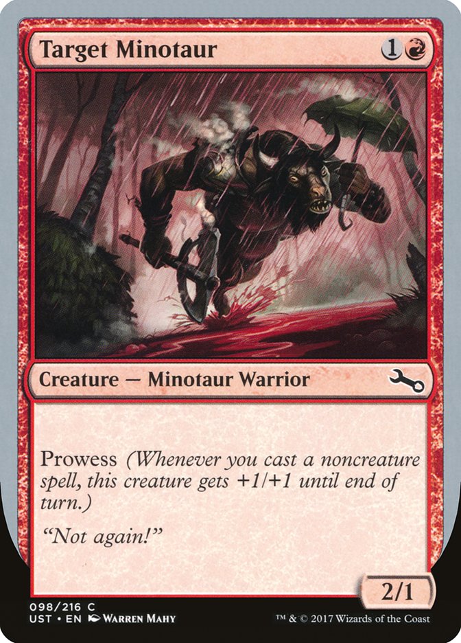 Target Minotaur (Rain Art) [Unstable] | Rock City Comics