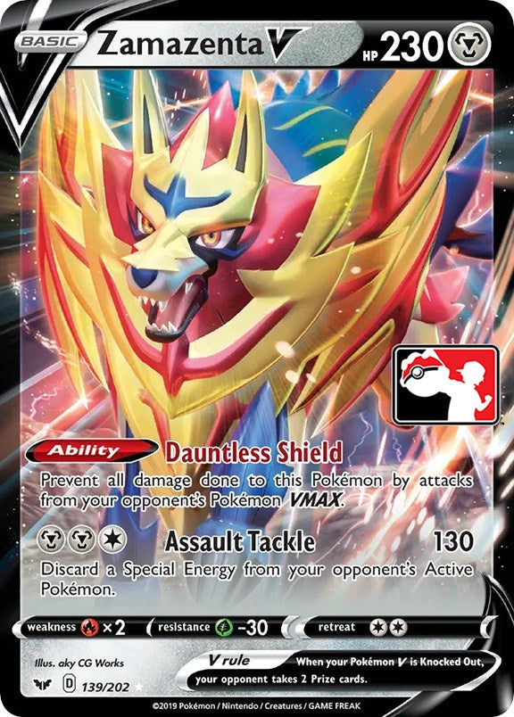 Zamazenta V (139/202) [Prize Pack Series One] | Rock City Comics