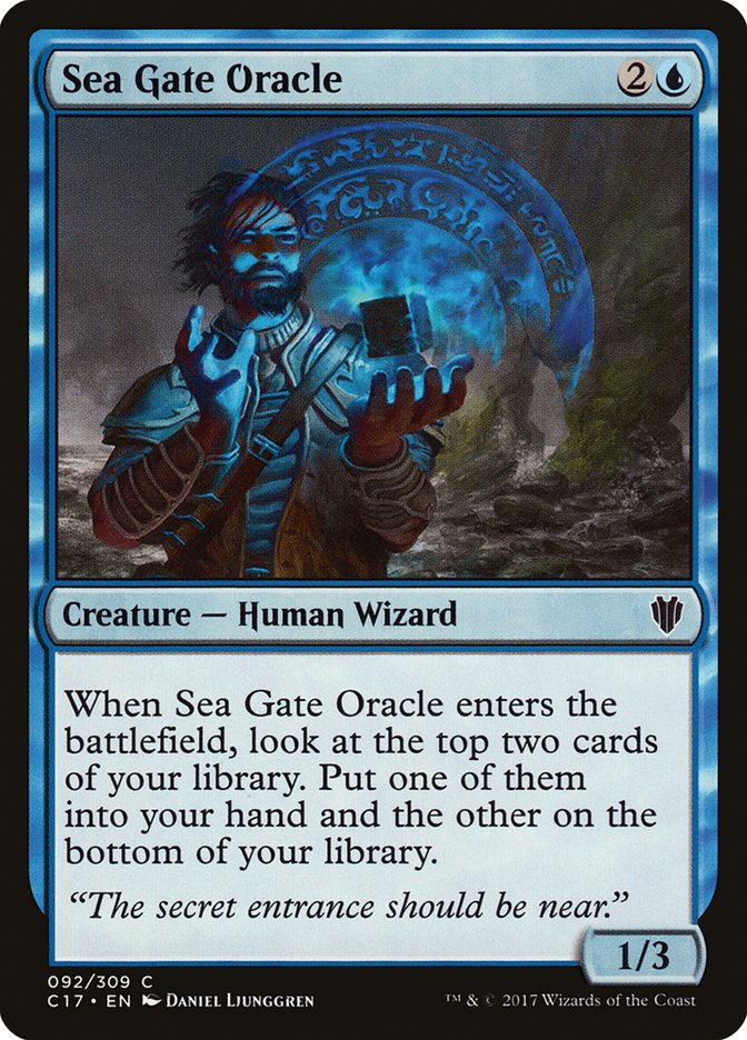 Sea Gate Oracle [Commander 2017] | Rock City Comics