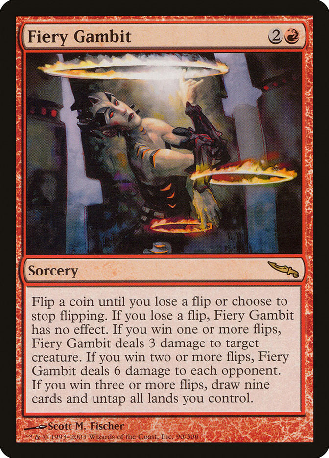 Fiery Gambit [Mirrodin] | Rock City Comics