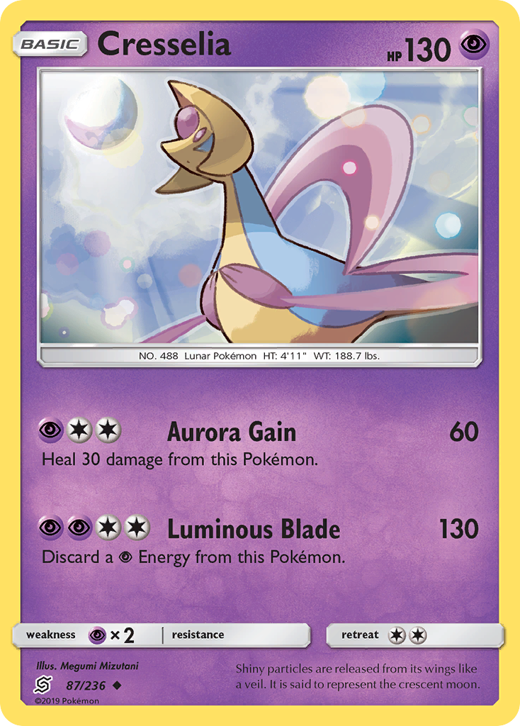 Cresselia (87/236) [Sun & Moon: Unified Minds] | Rock City Comics