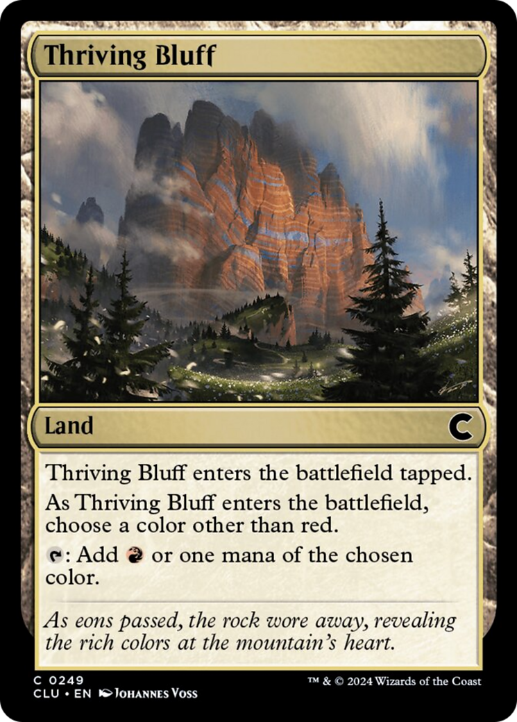 Thriving Bluff [Ravnica: Clue Edition] | Rock City Comics