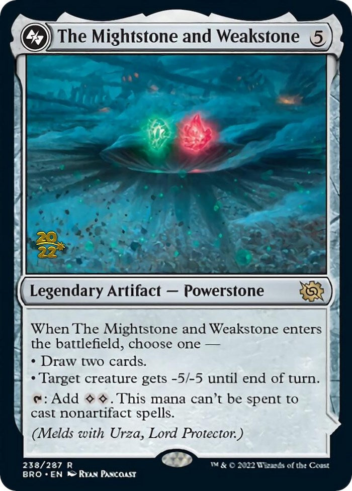 The Mightstone and Weakstone [The Brothers' War: Prerelease Promos] | Rock City Comics