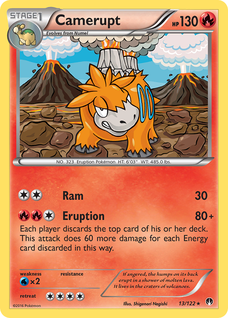 Camerupt (13/122) [XY: BREAKpoint] | Rock City Comics