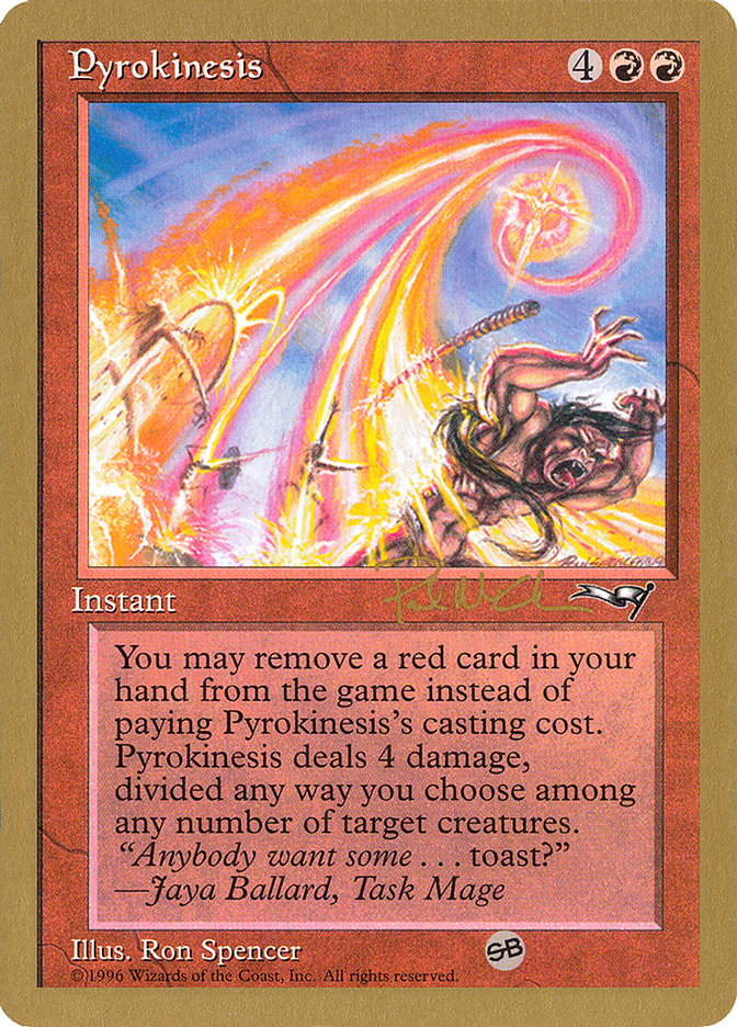 Pyrokinesis (Paul McCabe) (SB) [World Championship Decks 1997] | Rock City Comics