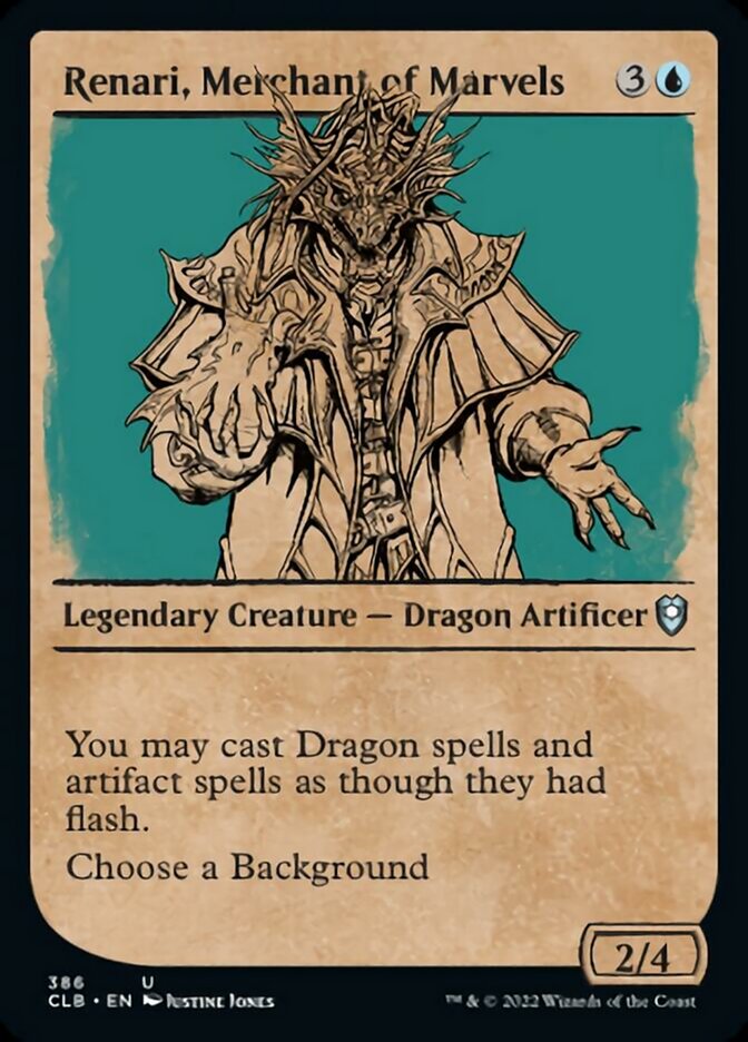 Renari, Merchant of Marvels (Showcase) [Commander Legends: Battle for Baldur's Gate] | Rock City Comics