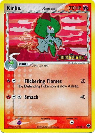 Kirlia (33/101) (Delta Species) (Stamped) [EX: Dragon Frontiers] | Rock City Comics