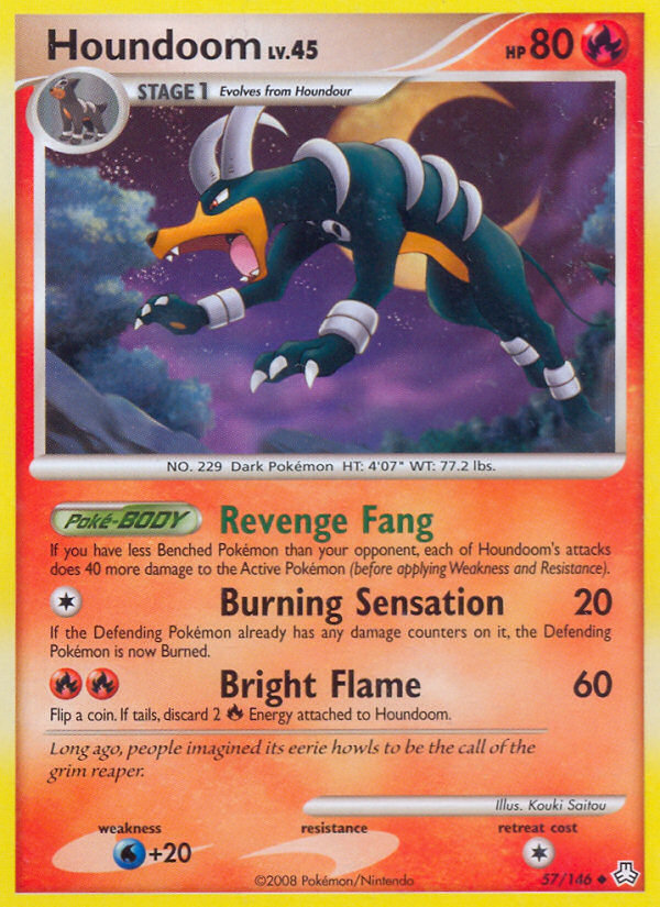 Houndoom (57/146) [Diamond & Pearl: Legends Awakened] | Rock City Comics