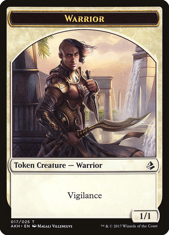 Warrior [Amonkhet Tokens] | Rock City Comics