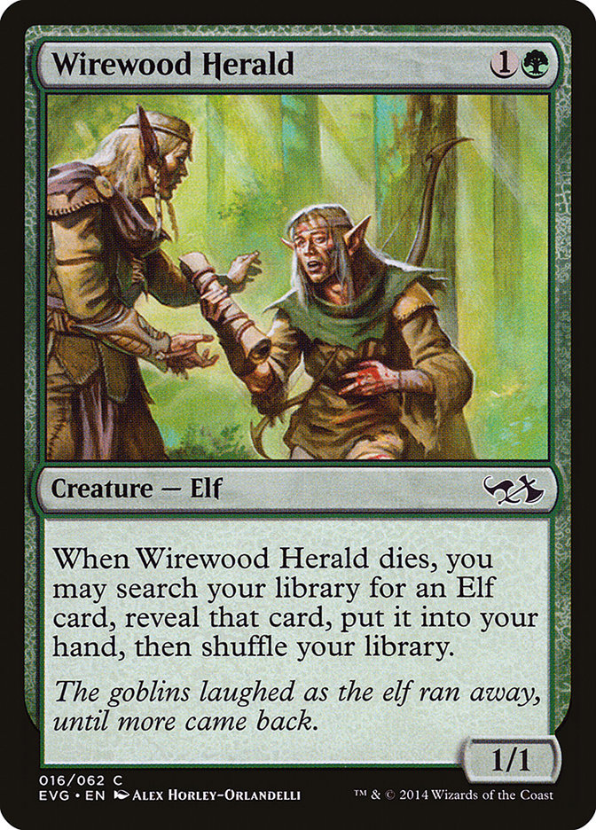 Wirewood Herald (Elves vs. Goblins) [Duel Decks Anthology] | Rock City Comics