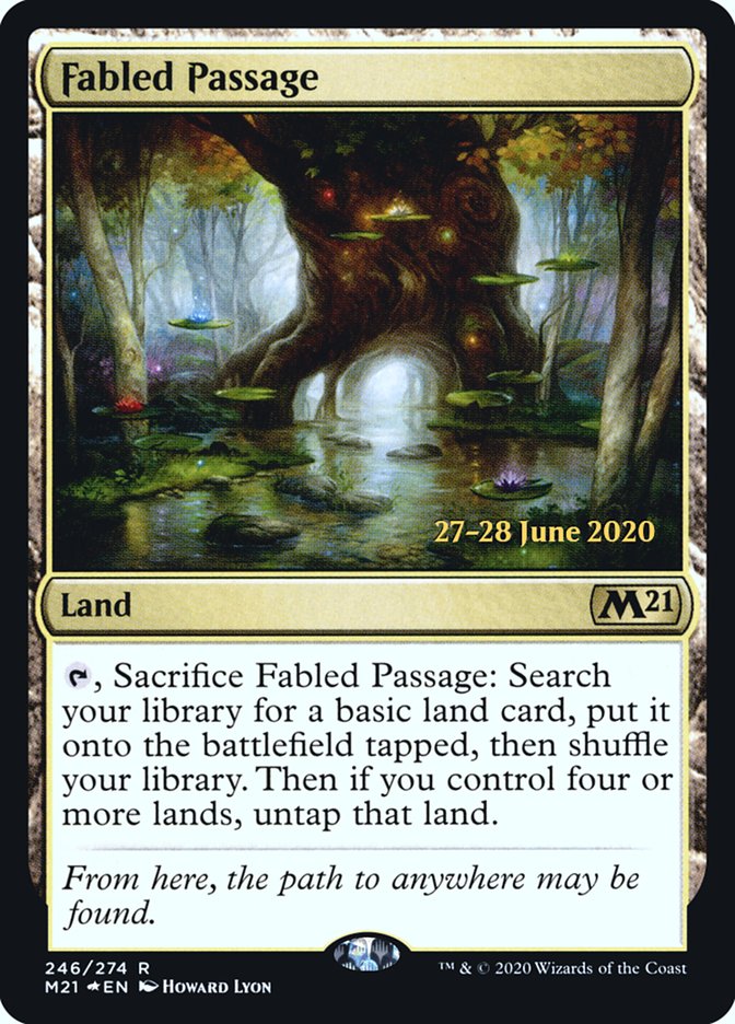 Fabled Passage  [Core Set 2021 Prerelease Promos] | Rock City Comics