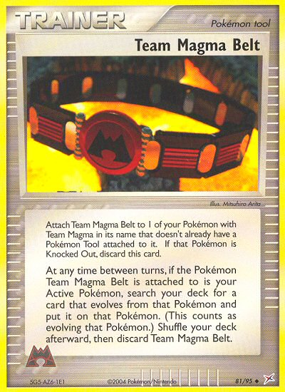 Team Magma Belt (81/95) [EX: Team Magma vs Team Aqua] | Rock City Comics