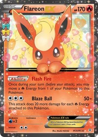 Flareon EX (RC6/RC32) [Generations: Radiant Collection] | Rock City Comics