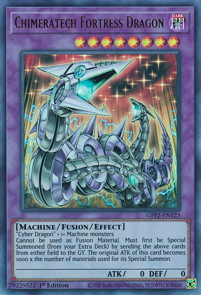 Chimeratech Fortress Dragon [GFP2-EN123] Ultra Rare | Rock City Comics