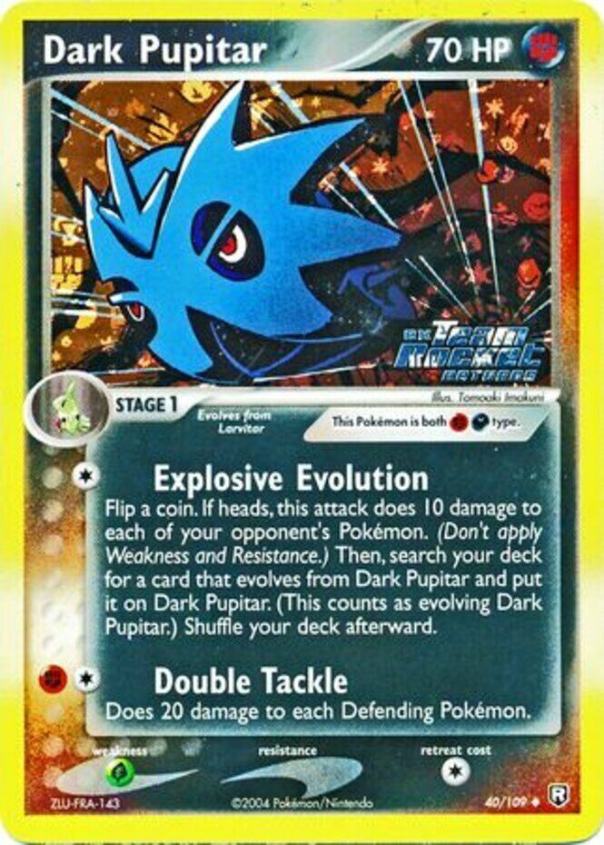 Dark Pupitar (40/109) (Stamped) [EX: Team Rocket Returns] | Rock City Comics