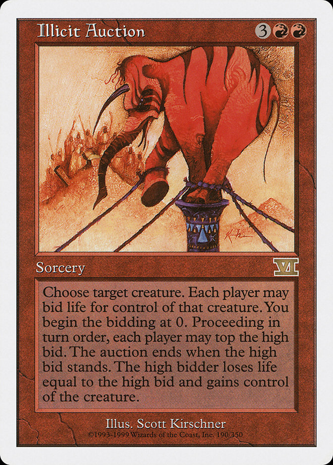 Illicit Auction [Classic Sixth Edition] | Rock City Comics