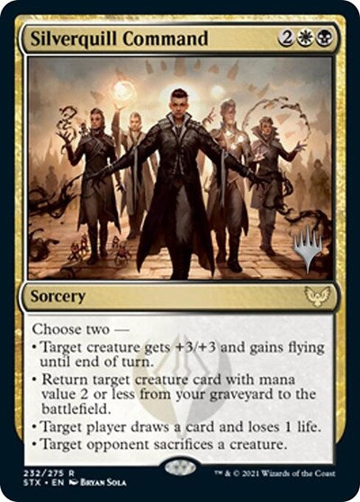 Silverquill Command (Promo Pack) [Strixhaven: School of Mages Promos] | Rock City Comics