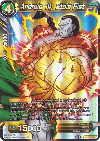 Android 14, Stoic Fist (Reprint) (BT9-057) [Battle Evolution Booster] | Rock City Comics