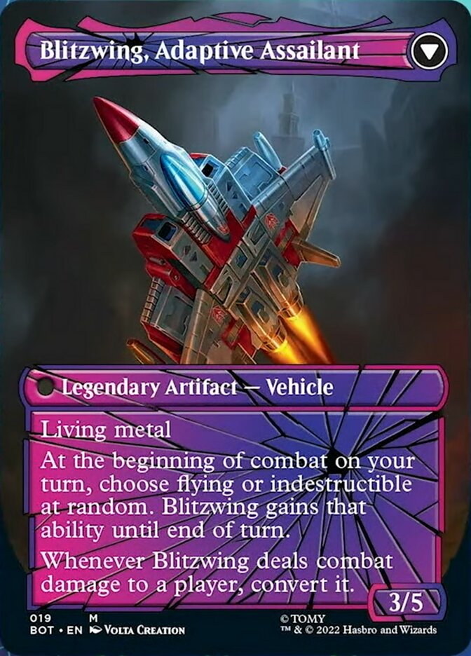 Blitzwing, Cruel Tormentor // Blitzwing, Adaptive Assailant (Shattered Glass) [Universes Beyond: Transformers] | Rock City Comics