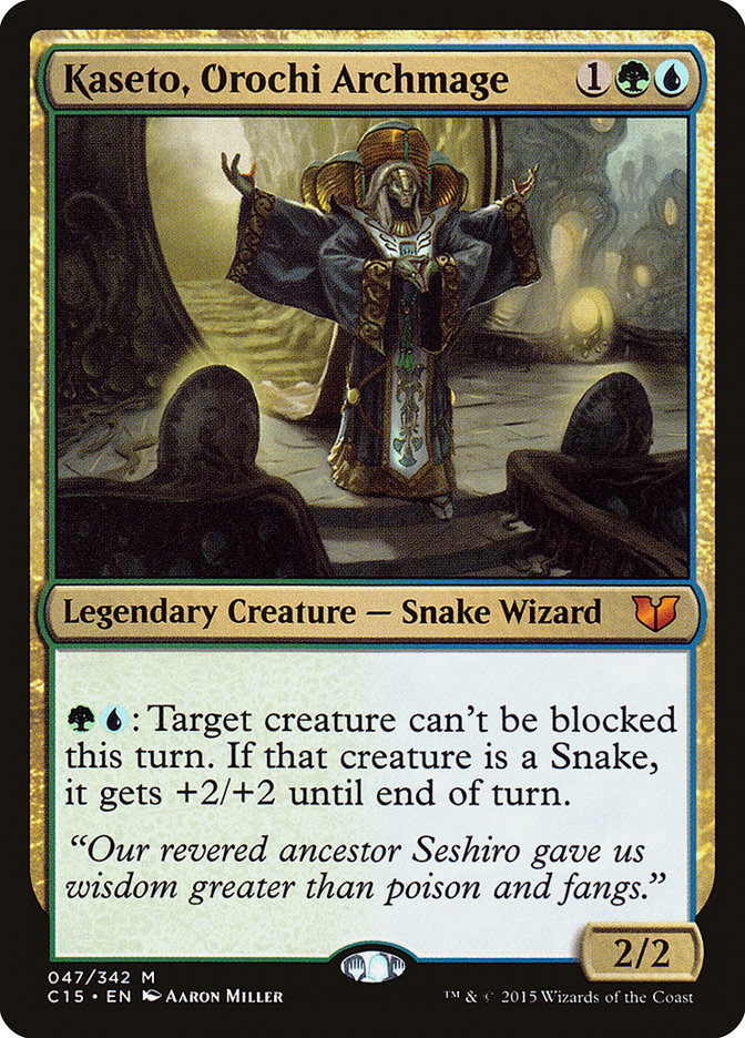 Kaseto, Orochi Archmage [Commander 2015] | Rock City Comics