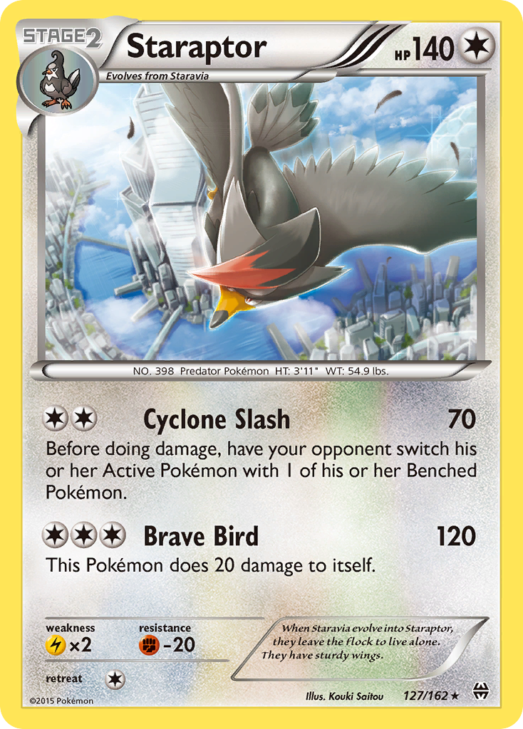 Staraptor (127/162) [XY: BREAKthrough] | Rock City Comics