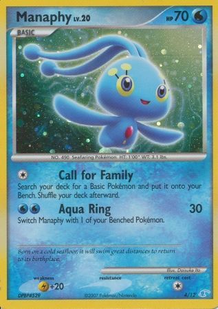 Manaphy (4/12) [Diamond & Pearl: Trainer Kit - Manaphy] | Rock City Comics