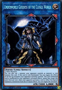 Underworld Goddess of the Closed World [BLVO-EN050] Secret Rare | Rock City Comics