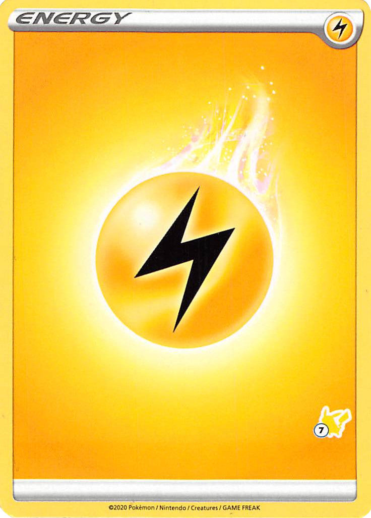 Lightning Energy (Pikachu Stamp #7) [Battle Academy 2022] | Rock City Comics