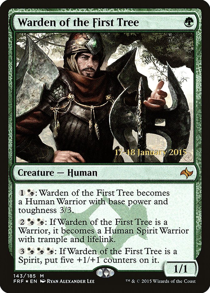 Warden of the First Tree  [Fate Reforged Prerelease Promos] | Rock City Comics