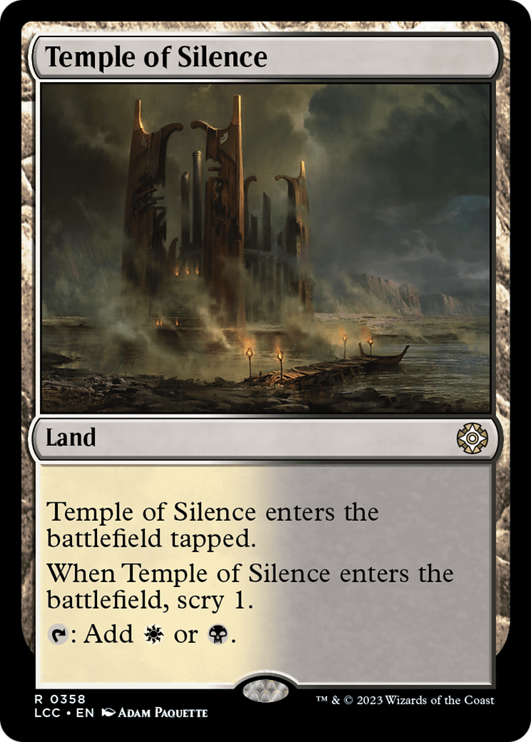 Temple of Silence [The Lost Caverns of Ixalan Commander] | Rock City Comics