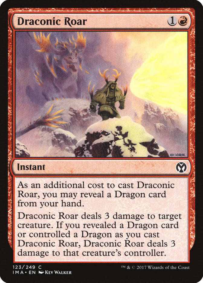 Draconic Roar [Iconic Masters] | Rock City Comics