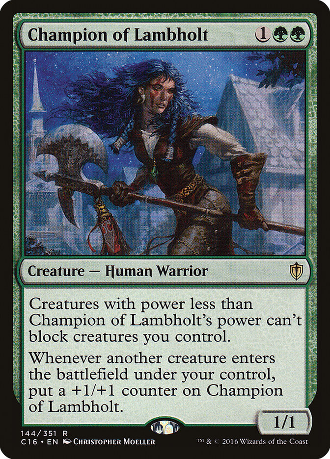 Champion of Lambholt [Commander 2016] | Rock City Comics