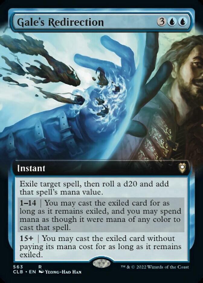 Gale's Redirection (Extended Art) [Commander Legends: Battle for Baldur's Gate] | Rock City Comics