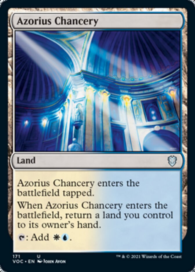 Azorius Chancery [Innistrad: Crimson Vow Commander] | Rock City Comics