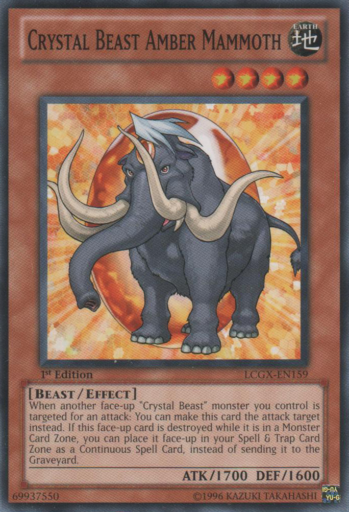 Crystal Beast Amber Mammoth [LCGX-EN159] Common | Rock City Comics