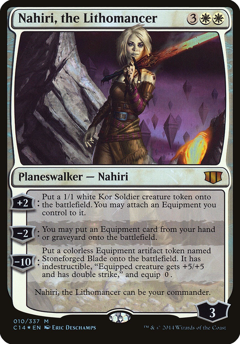 Nahiri, the Lithomancer (Oversized) [Commander 2014 Oversized] | Rock City Comics