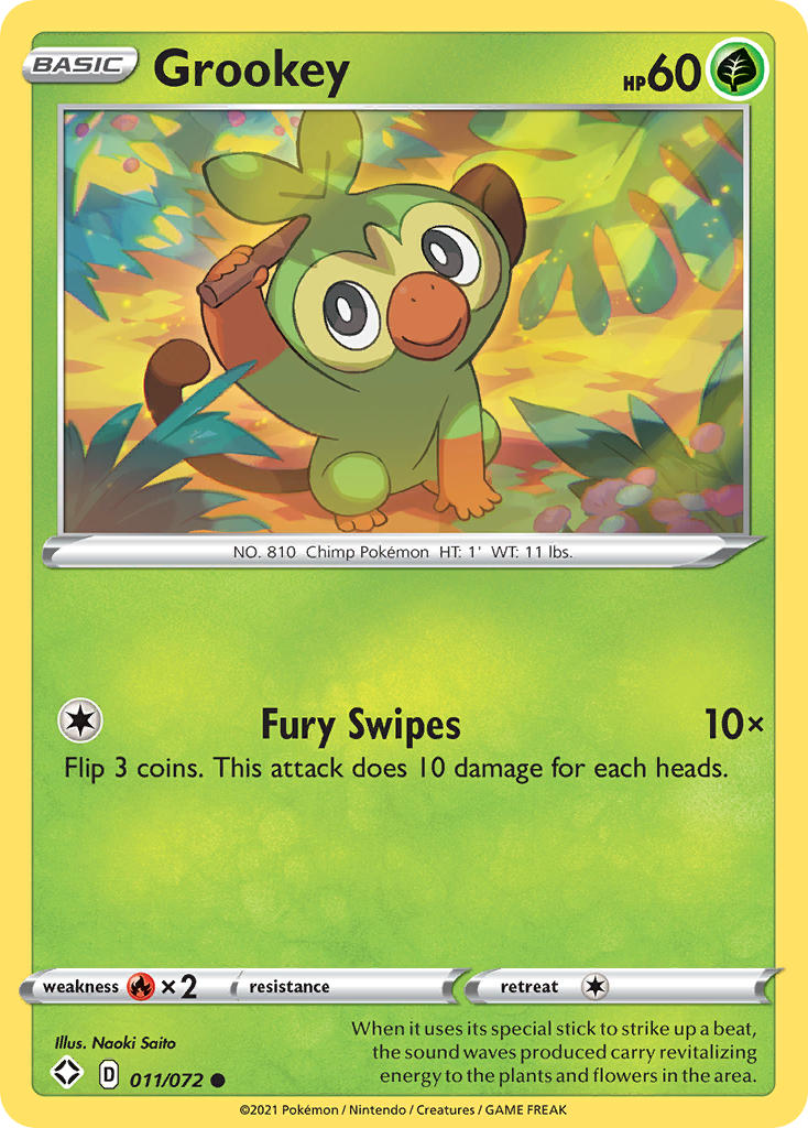 Grookey (011/072) [Sword & Shield: Shining Fates] | Rock City Comics