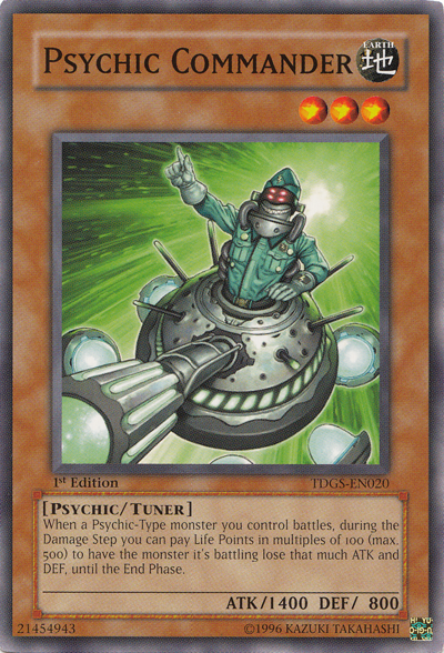 Psychic Commander [TDGS-EN020] Common | Rock City Comics