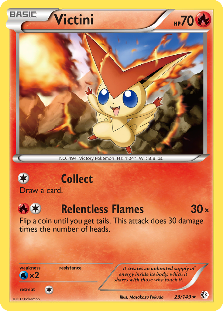 Victini (23/149) [Black & White: Boundaries Crossed] | Rock City Comics