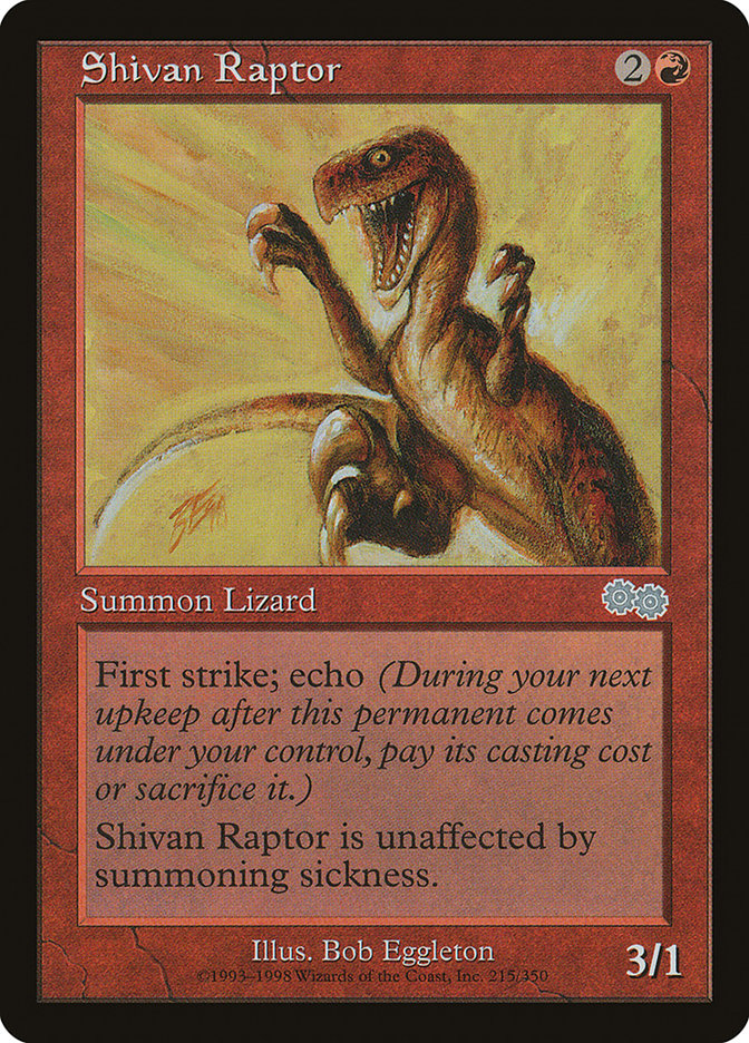 Shivan Raptor [Urza's Saga] | Rock City Comics