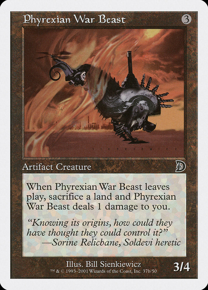 Phyrexian War Beast (Signature on Right) [Deckmasters] | Rock City Comics