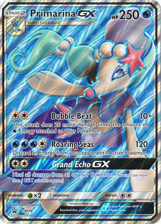 Primarina GX (SM39) (Jumbo Card) [Sun & Moon: Black Star Promos] | Rock City Comics